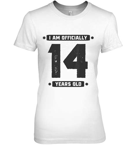 14th birthday shirt ideas|14 Year Old Birthday Shirt